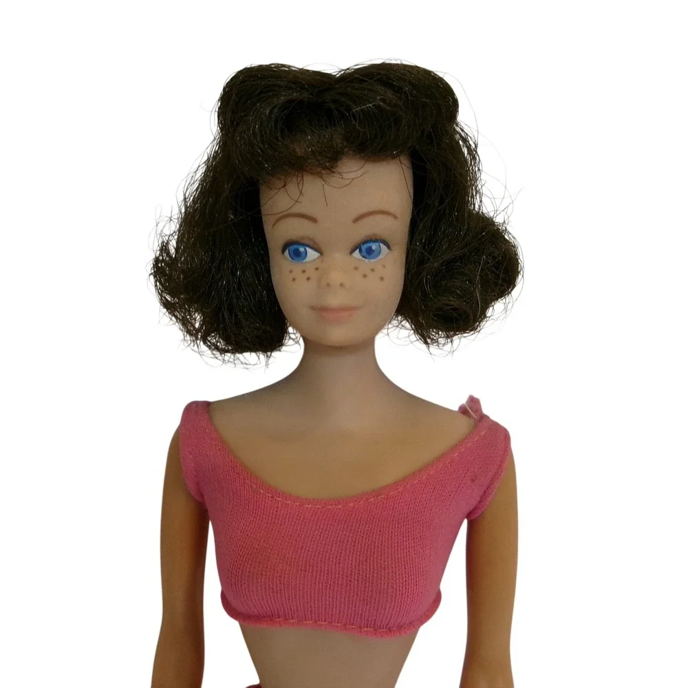 Vintage 1962 Mattel Midge Doll Barbie Best Friend Brunette Original Box